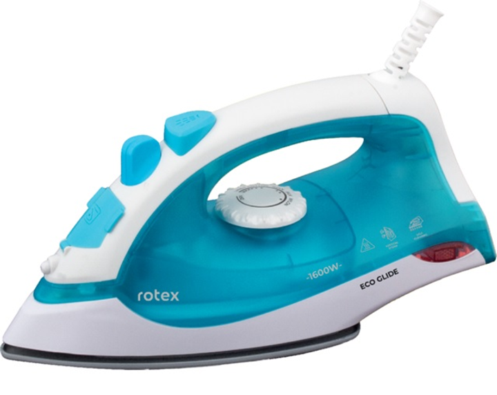 Праска з вертикальним відпарюванням Rotex RIC18-N Eco Glide Блакитний (GR-04661)