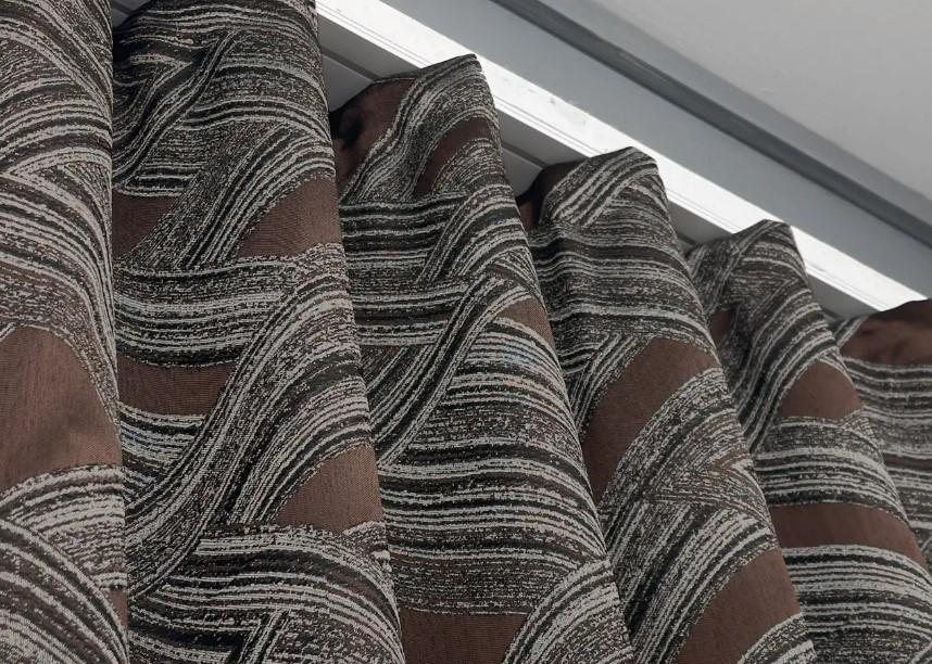 Комплект штор Mystery жакард 1,5х2,9 м 2 шт. Сірий/Венге (1623ш) - фото 4