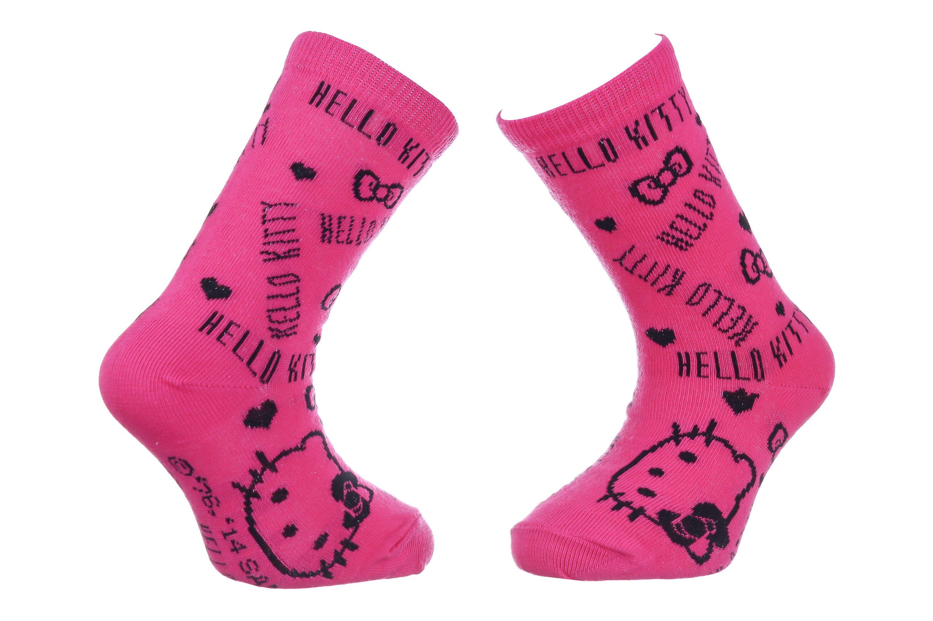 Носки Hello Kitty Socks р. 31-35 Magenta (32769-1)