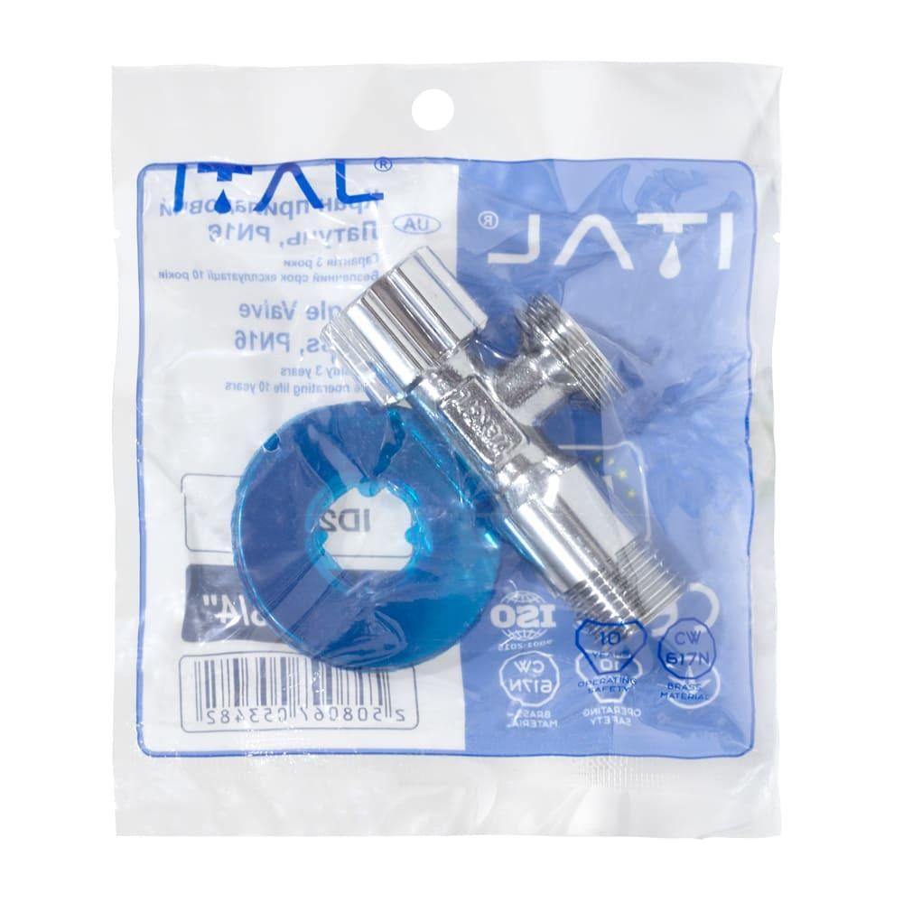 Кран шаровой ITAL ID231123 1/2"x3/4" нр-нр угловой (176024) - фото 5 Кран шаровой ITAL ID231123 1/2"x3/4" нр-нр угловой (176024) - фото 5