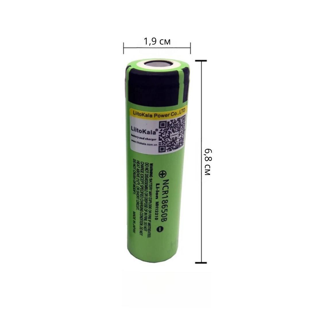 Аккумулятор Liitokala Li-Ion 18650 на 3400 mAh 1 шт. (650B) - фото 4