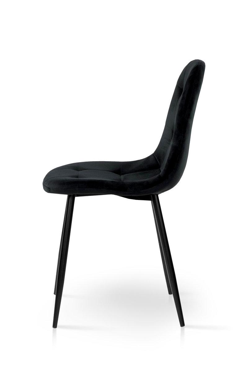 Стілець кухонний Мікс Меблі Квест Чорний/Велюр Чорний - фото 7 Стілець кухонний Мікс Меблі Квест Чорний/Велюр Чорний - фото 7