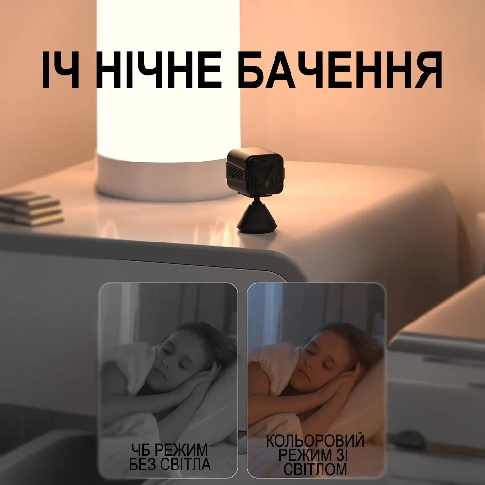 Камера видеонаблюдения мини с датчиком движения CAMSOY T9W5 Wi-Fi 1080p с карточкой памяти на 32 Гб (21095) - фото 8