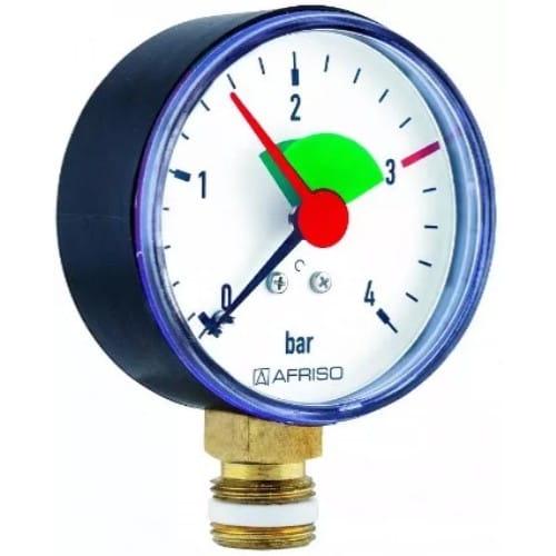 Термоманометр AFRISO 1/4" 6 нижній (TK-63342)