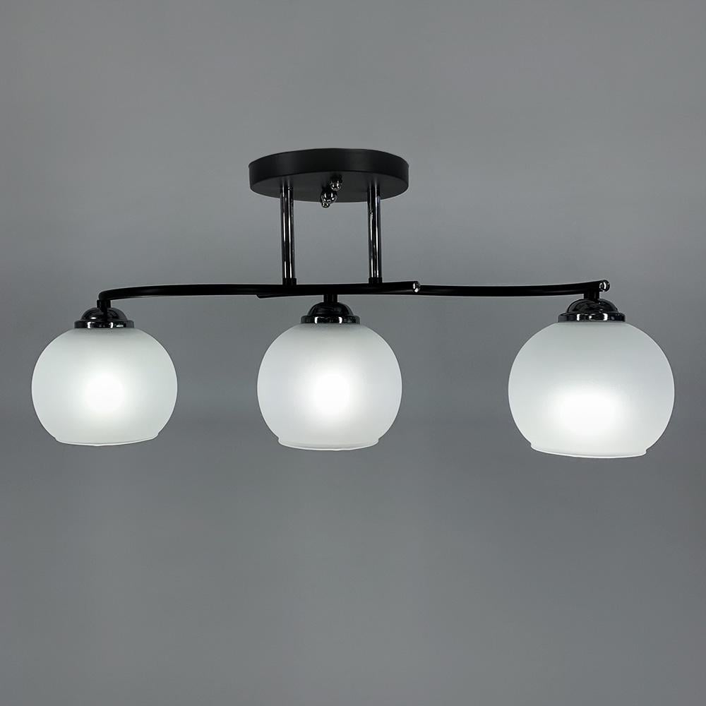 Люстра стельова Light House LNF-17534/3С BK Чорний
