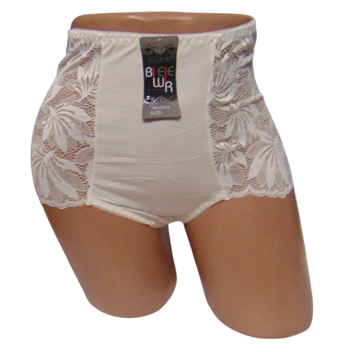 Женские трусики высокие Biweier 9316 2XL Белый (1723139756)