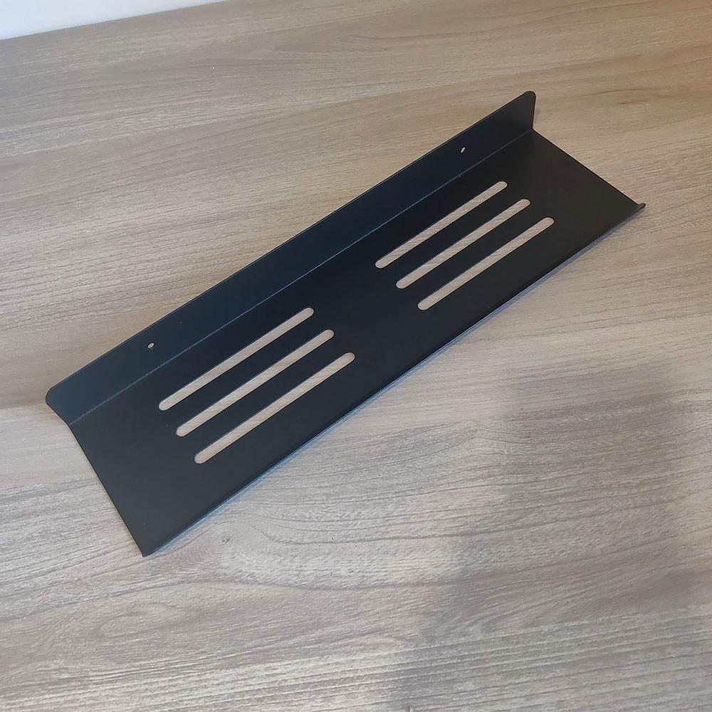 Полка-крило для ванної Miken BS04 Wing з нержавіючої сталі 40 см Loft Чорний (20490 - фото 5 Полка-крило для ванної Miken BS04 Wing з нержавіючої сталі 40 см Loft Чорний (20490 - фото 5