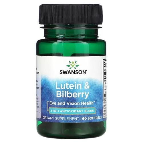 Лютеин Swanson Lutein & Bilberry 60 softgels (SWU989)