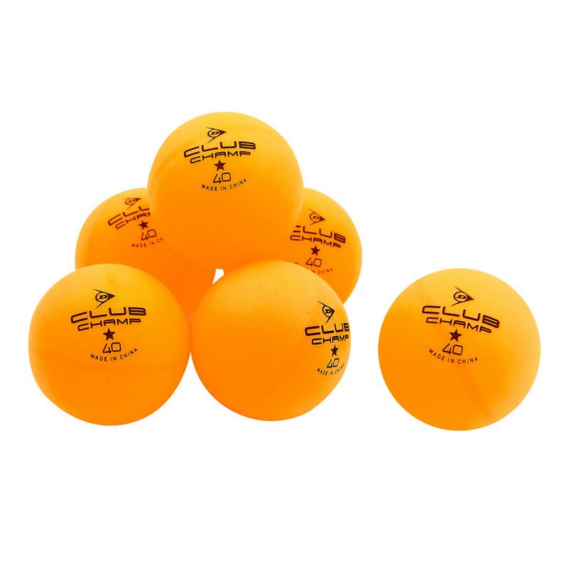 Набір м'ячів для настільного тенісу DUNLOP CLUB CHAMP MT-679175 6 шт.(189908)
