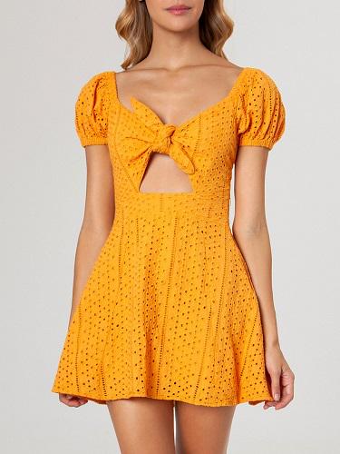 Платье летнее Agua Bendita M Охра (6204)