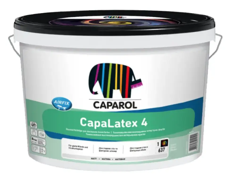 Фарба інтер'єрна латексна матова Caparol CapaLatex 4 база 1 10 л (2439918656)
