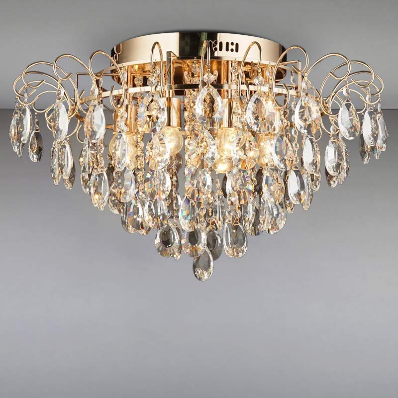 Люстра кришталева пристельова Light House NM-15272/8 Золото