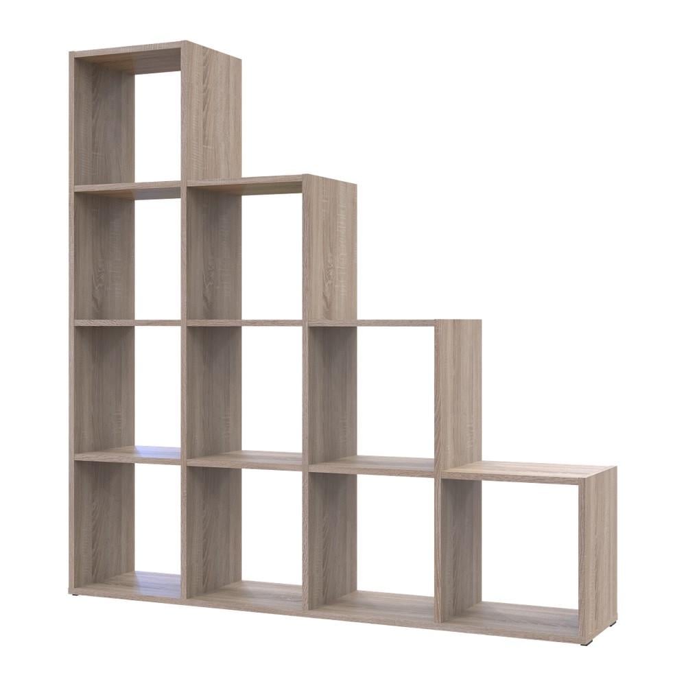 Стелаж відкритий Doros Степ DRS-011770 4х4 136,2х28,8х140,7 см Дуб Сонома (41516165)