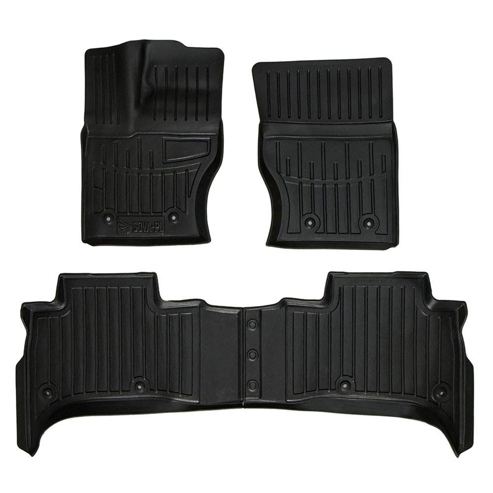 Коврики в салон SOVA-PL для Land Rover Range Rover Sport L494 2013-2023 резиновые 4 шт. Черный (28800469)
