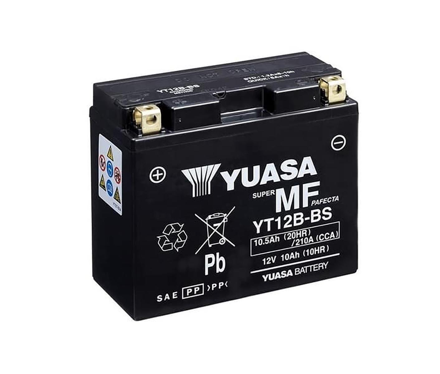 Аккумулятор Yuasa Мото YT12B-BS CP 12 V 10,5 Ah 210 A