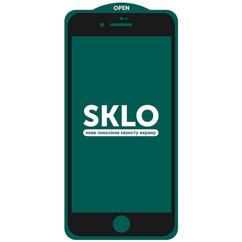 Защитное стекло противоударное SKLO 5D full glue для iPhone 7/8/SE 2020 4,7" Black (00000040120_2)