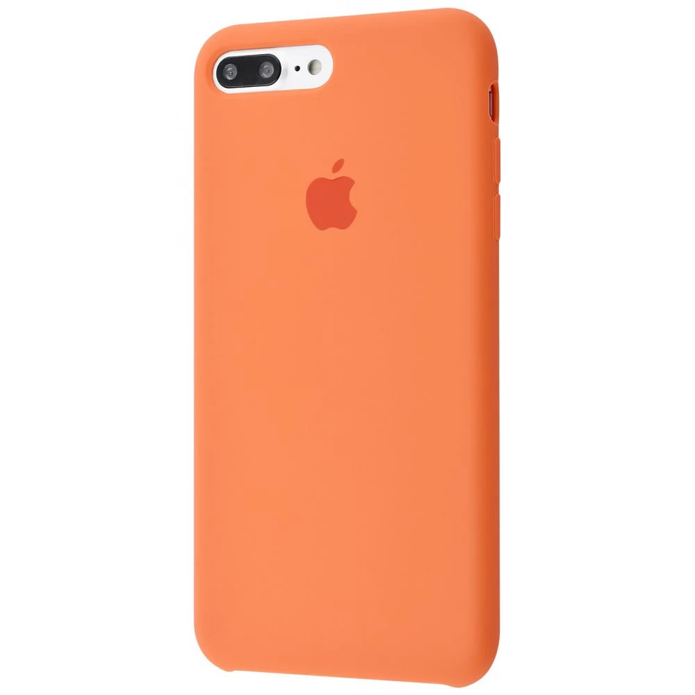 Силіконовий Чохол Накладка Silicone Case для iPhone 8 Plus/7 Plus Papaya