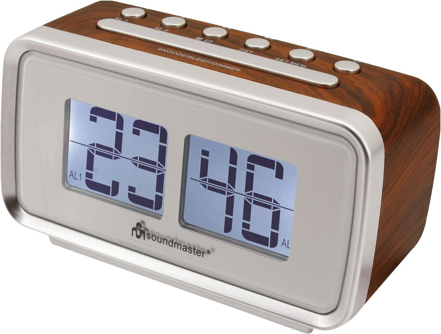 Радіо-годинник Soundmaster UR105BR Retro FM Коричневий (1296)