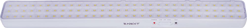 Світильник аварійний E.NEXT e.emerg.stand.9890K.led.3/6h. 5W 230V 150lm 6 годин Li-ion IP20 482x29x55 мм (l0680003) - фото 2