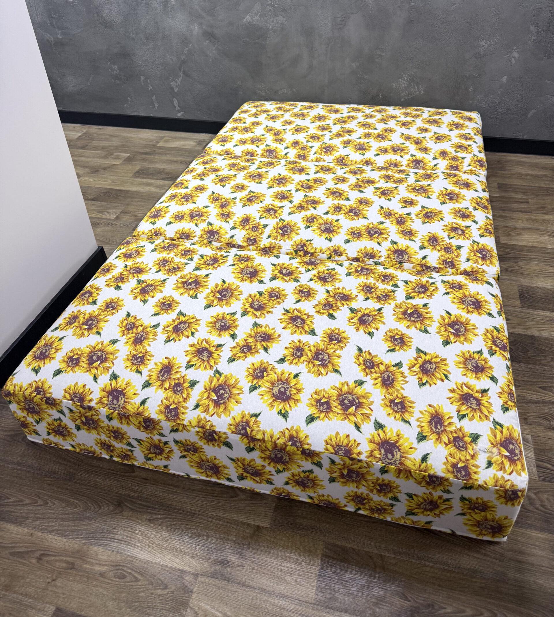 Матрац-трансформер Comfort Home maxi Sunflowers панама 200х120х15 см - фото 4