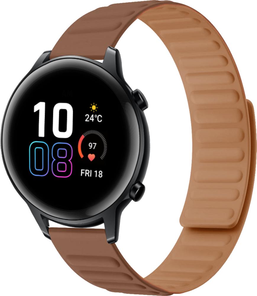 Ремешок Magneter для Honor Magic Watch 2 42 мм Brown (26631-30)