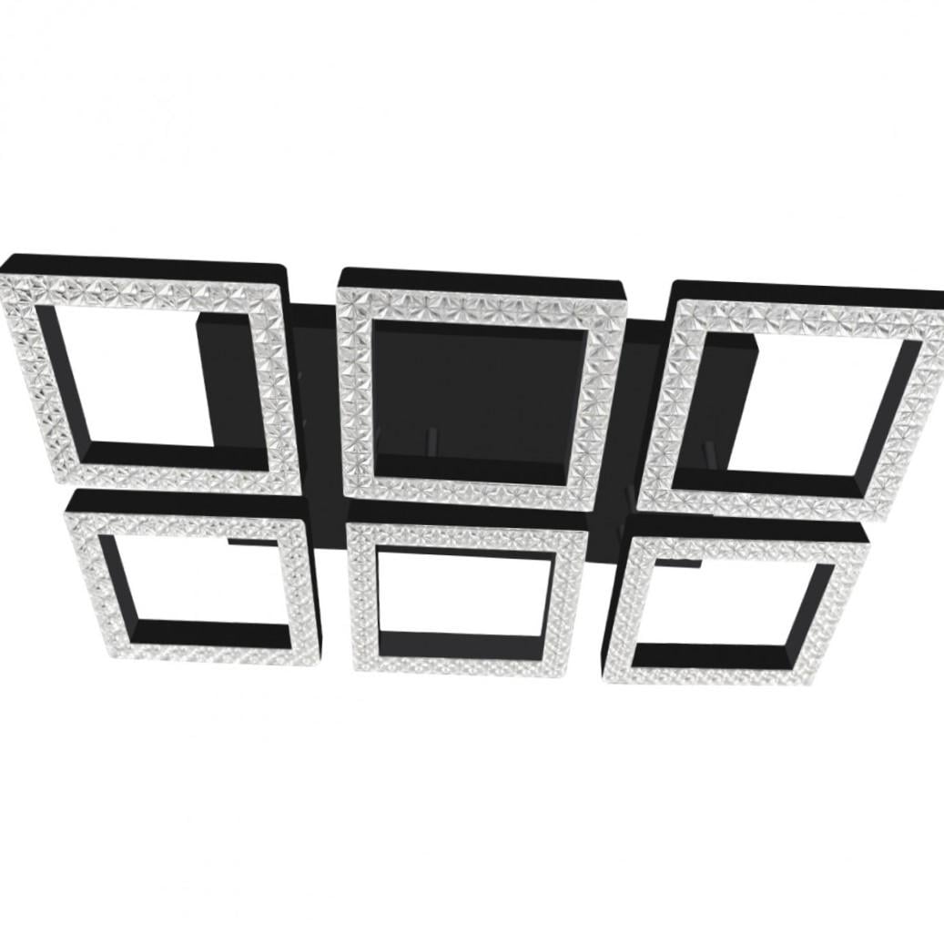 LED-люстра CT-S-110-BK с пультом ДУ 110 Вт 3000-6000К 300-8800 Lm Черный (V6919120233172)