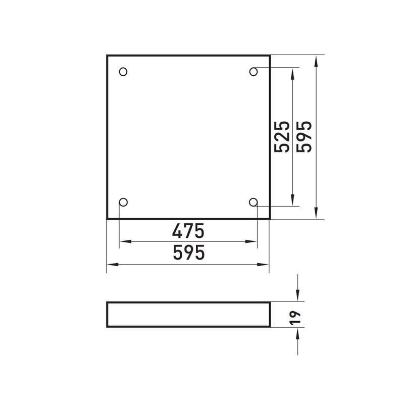 Панель світлодіодна E.NEXT e.LED Surface 600.Prisma 36W 3000lm 6500K 595x595x19 мм з призматичним розсіювачем IP20 (l0850002) - фото 3 Панель світлодіодна E.NEXT e.LED Surface 600.Prisma 36W 3000lm 6500K 595x595x19 мм з призматичним розсіювачем IP20 (l0850002) - фото 3