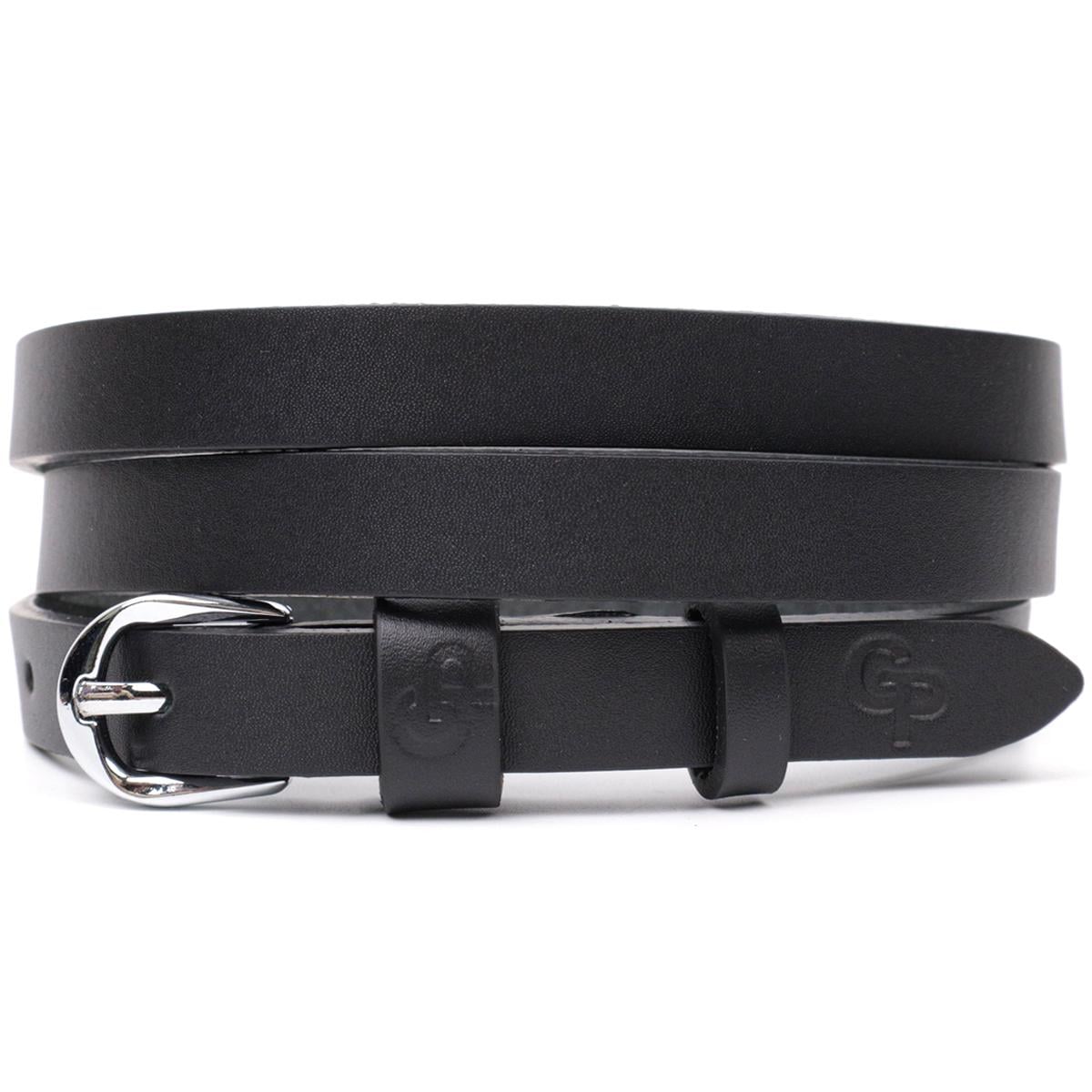 Ремень женский Grande Pelle Belt 11693 из натуральной кожи Черный