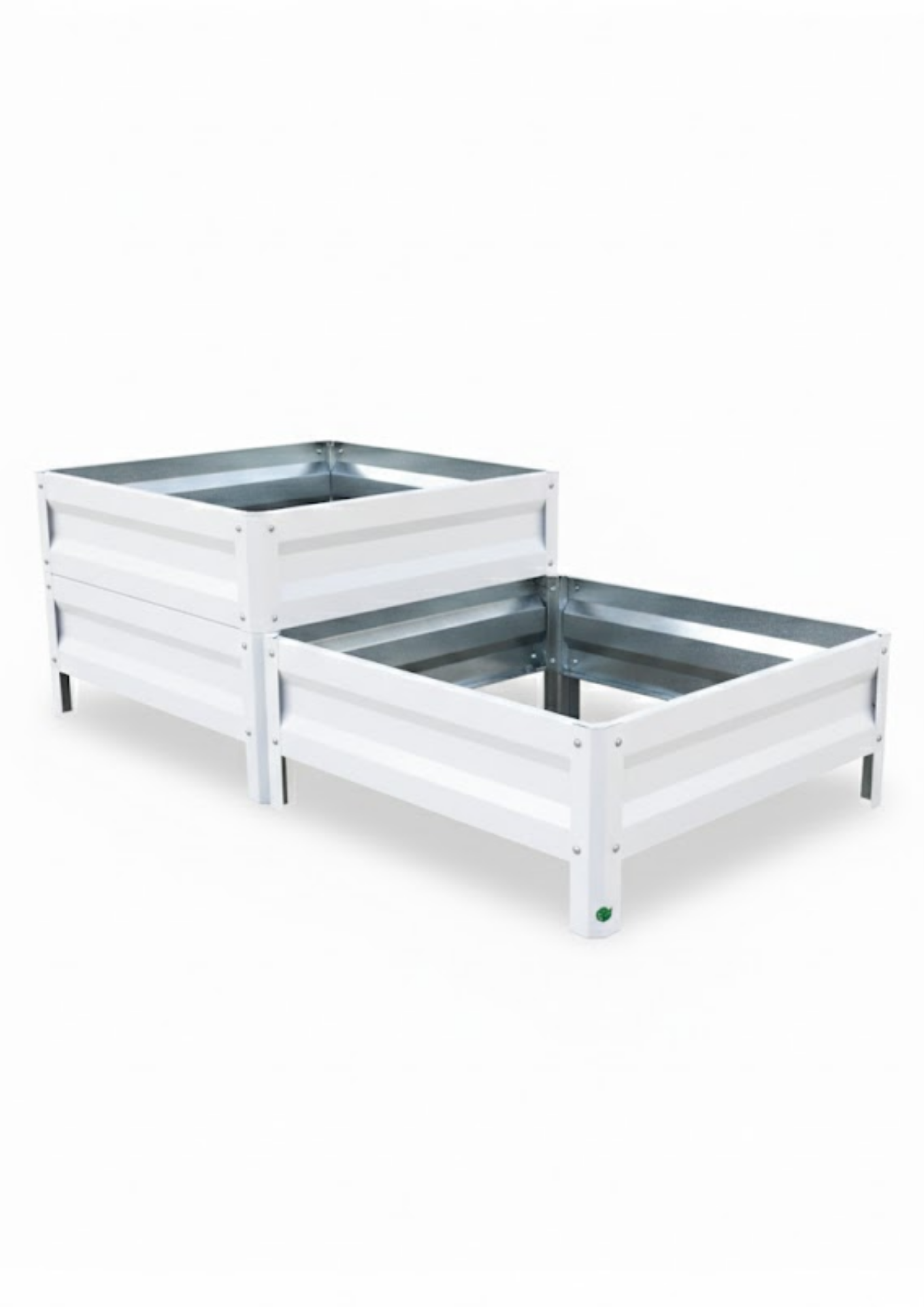 Грядка-клумбатрёхярусная SIMBUD Пирамида с полимерным покрытием 1,4 м RAL9003 (31830424)