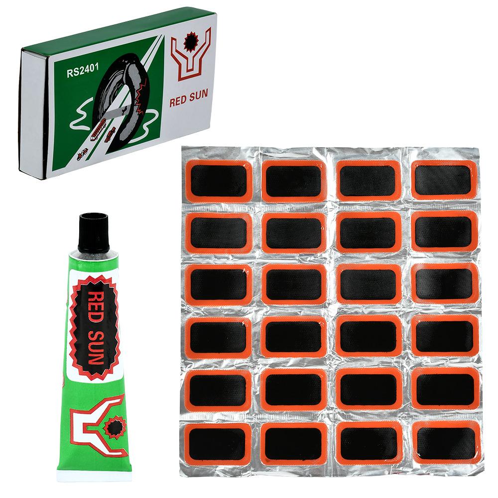 Заплатки для камер с клеем 24 шт. 4,5х3 см (R95605) Заплатки для камер с клеем 24 шт. 4,5х3 см (R95605)