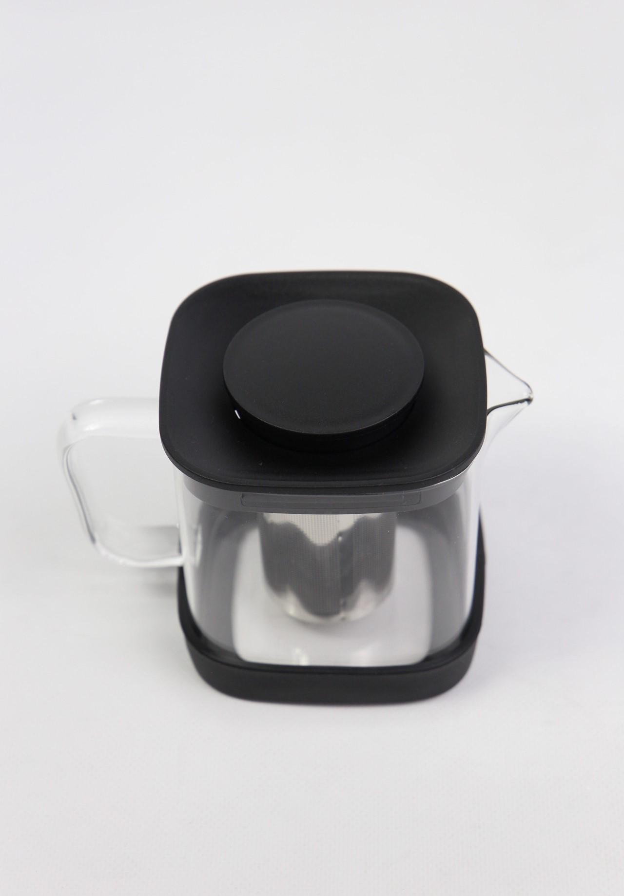 Чайник заварочный квадратный с металлическим фильтром 700 мл (00000010479) - фото 3