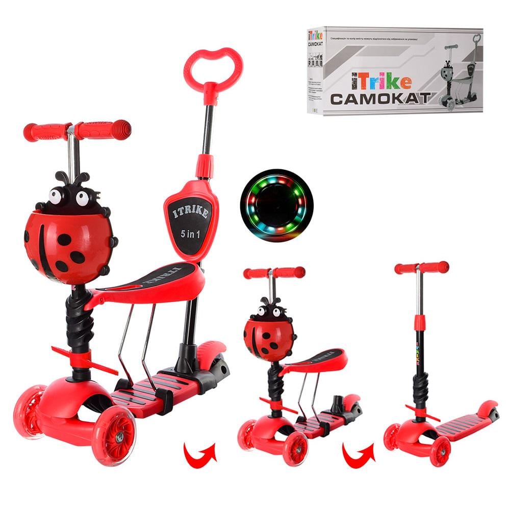 Самокат iTrike JR 3-026-B Червоний - фото 2