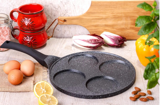 Сковорода алюмінієва Bohmann для панкейків і оладок 26 см (1020-26 MRB) - фото 6