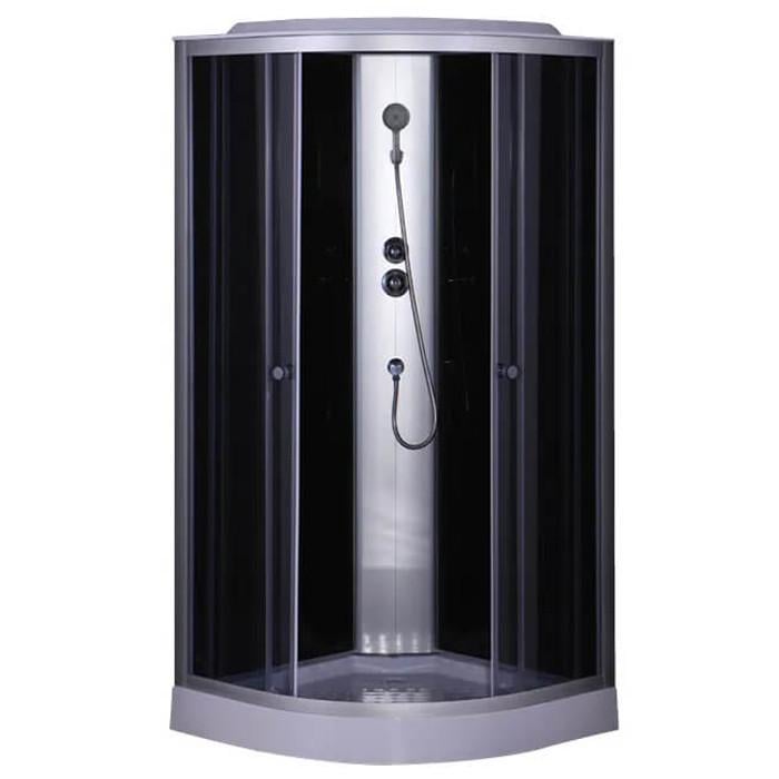 Душовий бокс Mixxus STRONG SB02-90x90x215-GR SATIN з низьким піддоном (29913933)