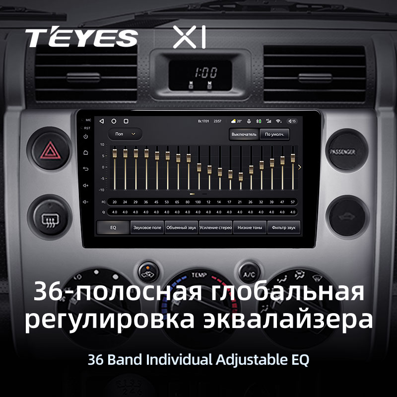 Автомагнітола штатна Teyes X1 для Toyota FJ Cruiser 2006-2020 Android 2/32 Гб Wi-Fi/4G (1674486122) - фото 5