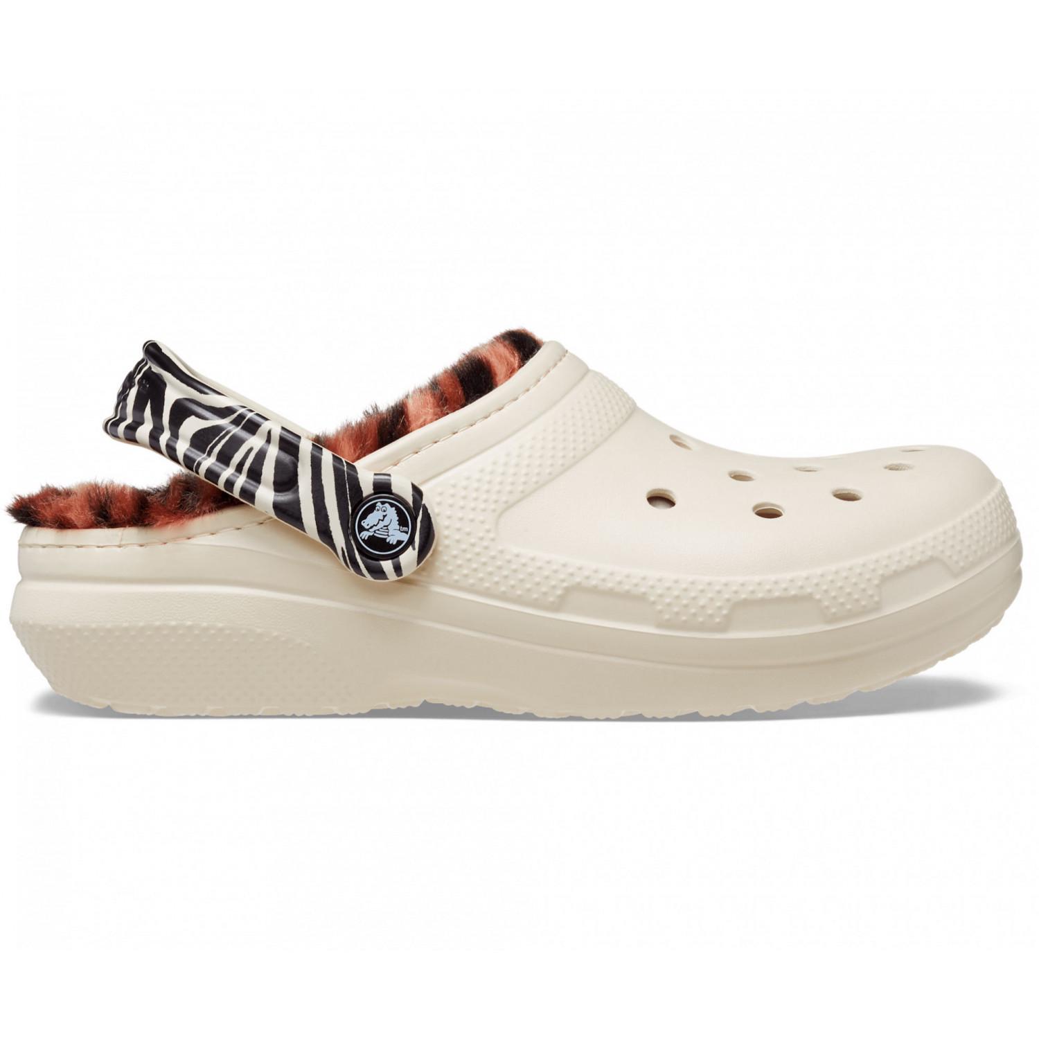 Сабо Crocs Classic Lined Animal Remix Clog Bone M7W9 р. 39