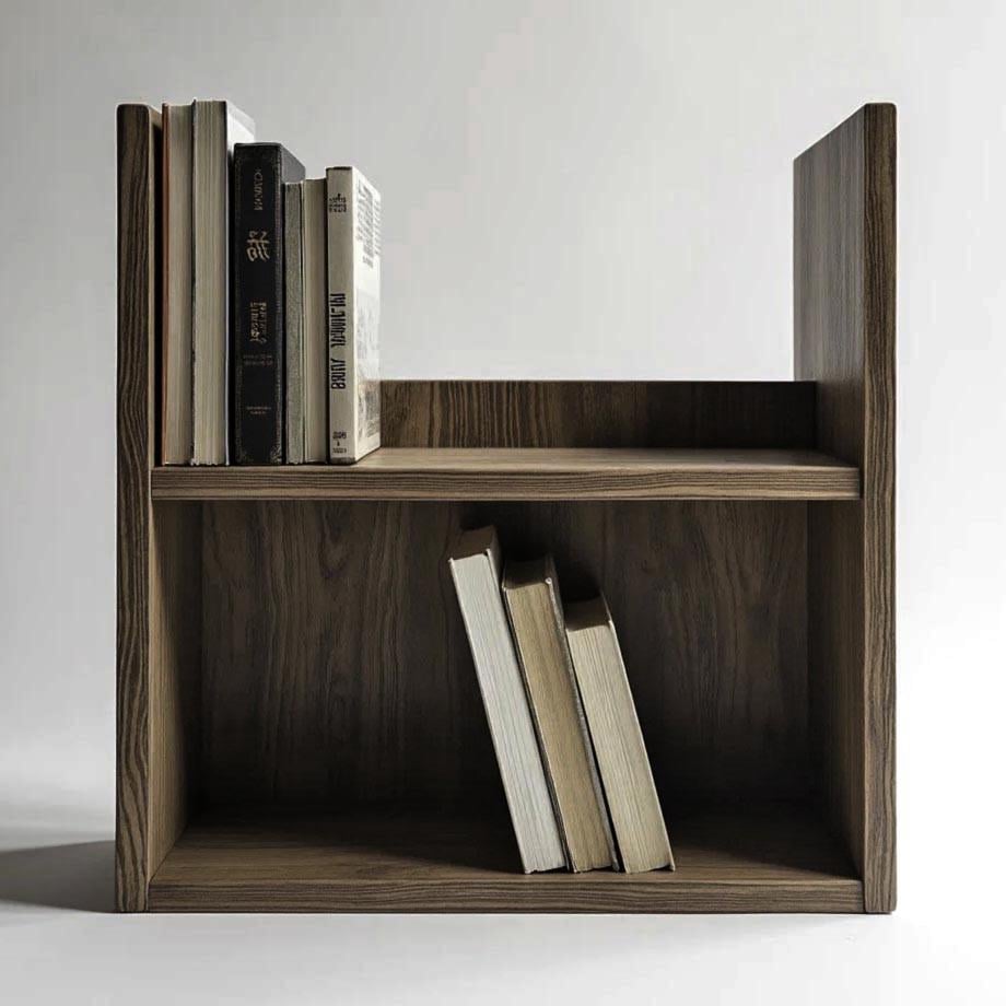 Полка книжная настольная из дерева Моспер Палисандр (КПА-040202)