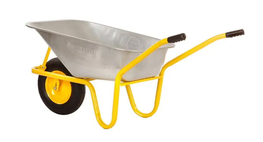 Тачка Bud Monster на пневмоколесі 85 л 200 кг Жовтий (1972309715) - фото 2 Тачка Bud Monster на пневмоколесі 85 л 200 кг Жовтий (1972309715) - фото 2