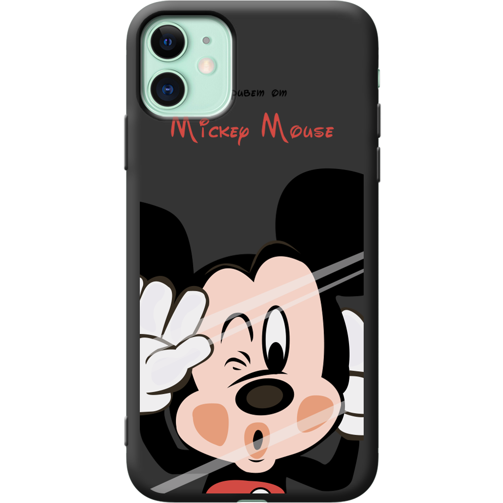 Чохол Boxface iPhone 11 Mister M Чорний силікон (38184-cc58-38276)