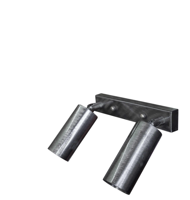 Светильник в стиле лофт MSK ELECTRIC Tube NL 1105-2 спот с поворотным механизмом Silver