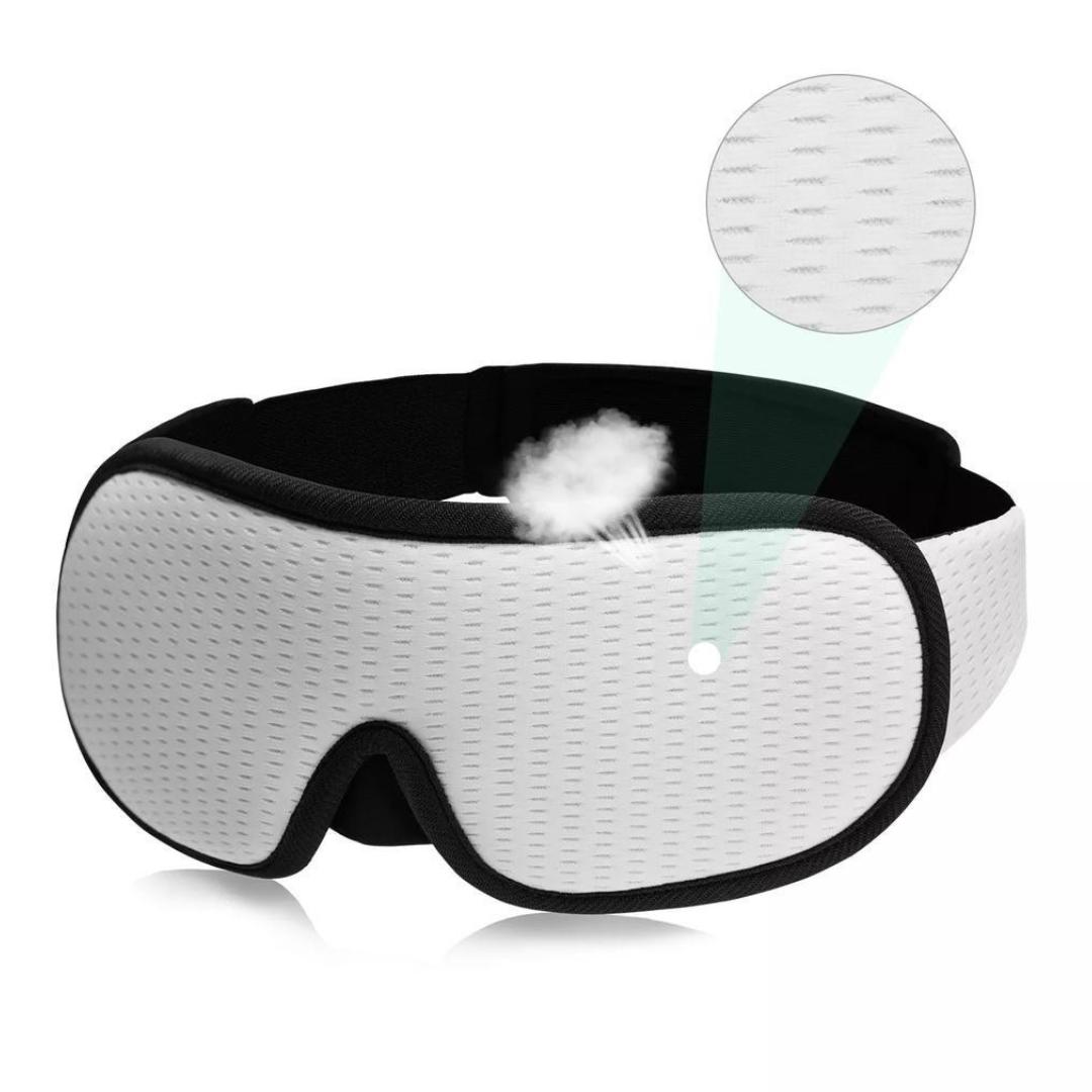 Маска на глаза для сна и отдыха Sleep Eye 3D с дышащим эффектом Белый - фото 3 Маска на глаза для сна и отдыха Sleep Eye 3D с дышащим эффектом Белый - фото 3