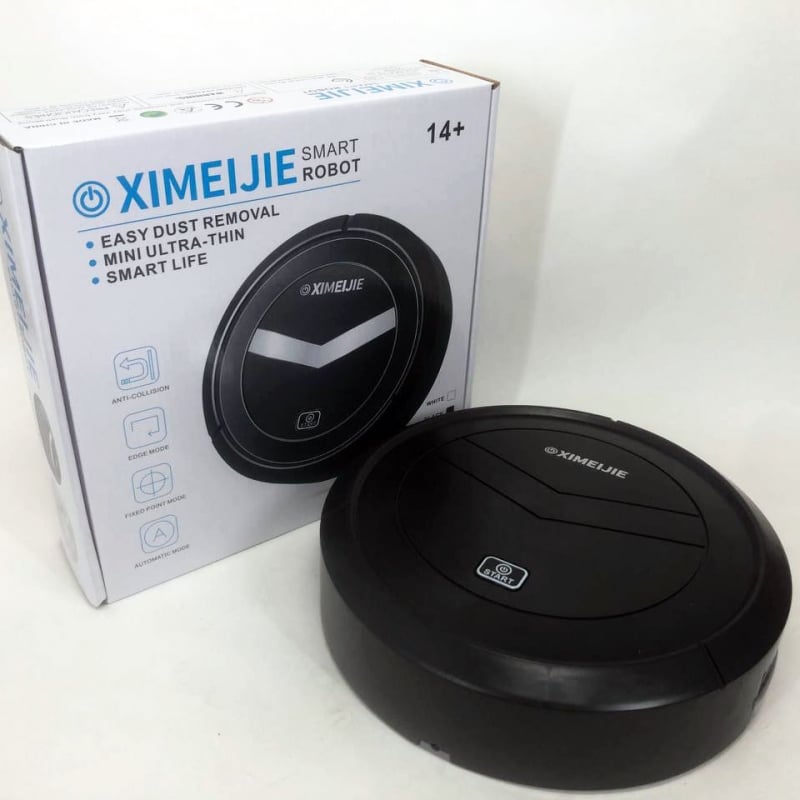 Робот-пилосос Ximeijie Mop автоматичний на акумуляторі Black (tf4298) - фото 8 Робот-пилосос Ximeijie Mop автоматичний на акумуляторі Black (tf4298) - фото 8