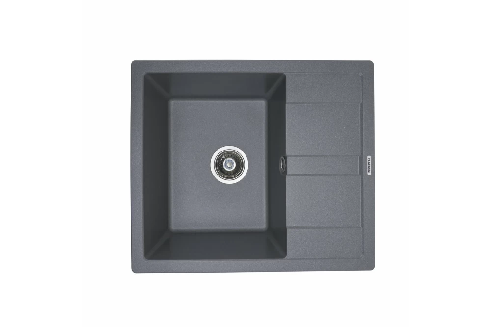 Мийка для кухні Platinum Aria 5851 Сірий мусон (374465)