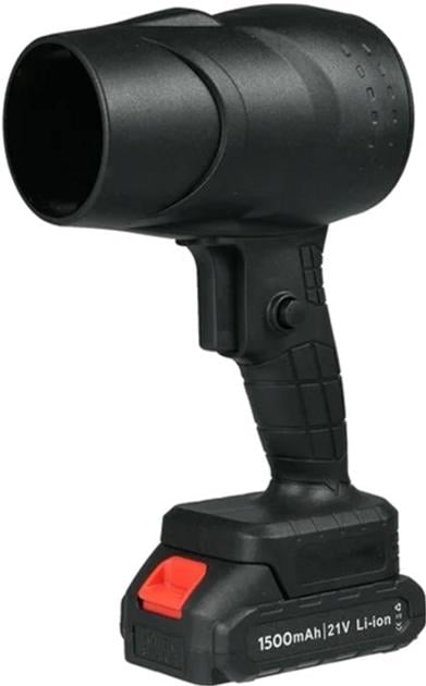 Турбовентилятор з USB заряджання портативний ручний 2 акумулятори 1500 mah Чорний (0a682c7f)