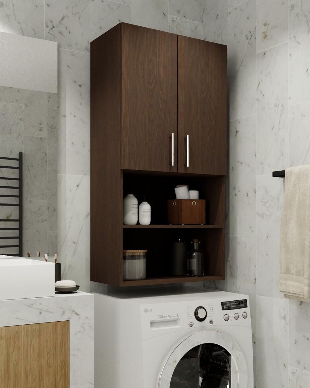 Шафа-пенал у ванну під пральну машину MebelProff ПВ-13 Венге (26437956)