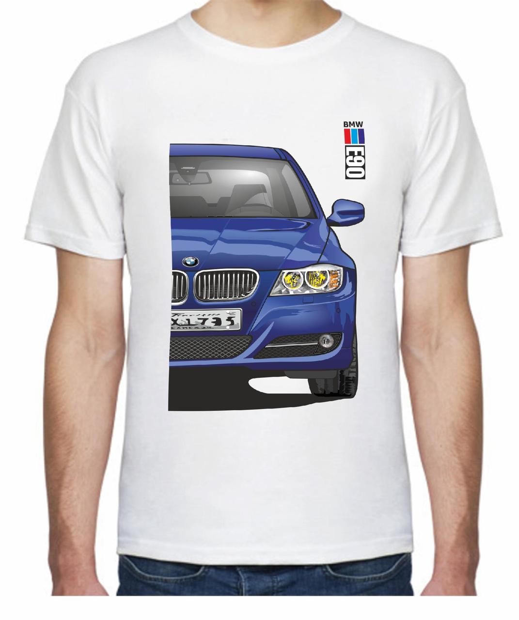 Футболка мужская Avtolife BMW E90 Stock F 305591 XXL Белый (2494944250)