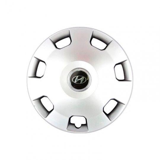 Автомобильные колпаки SKS 207 R14 с логотипом Hyundai 4 шт. Серебристый