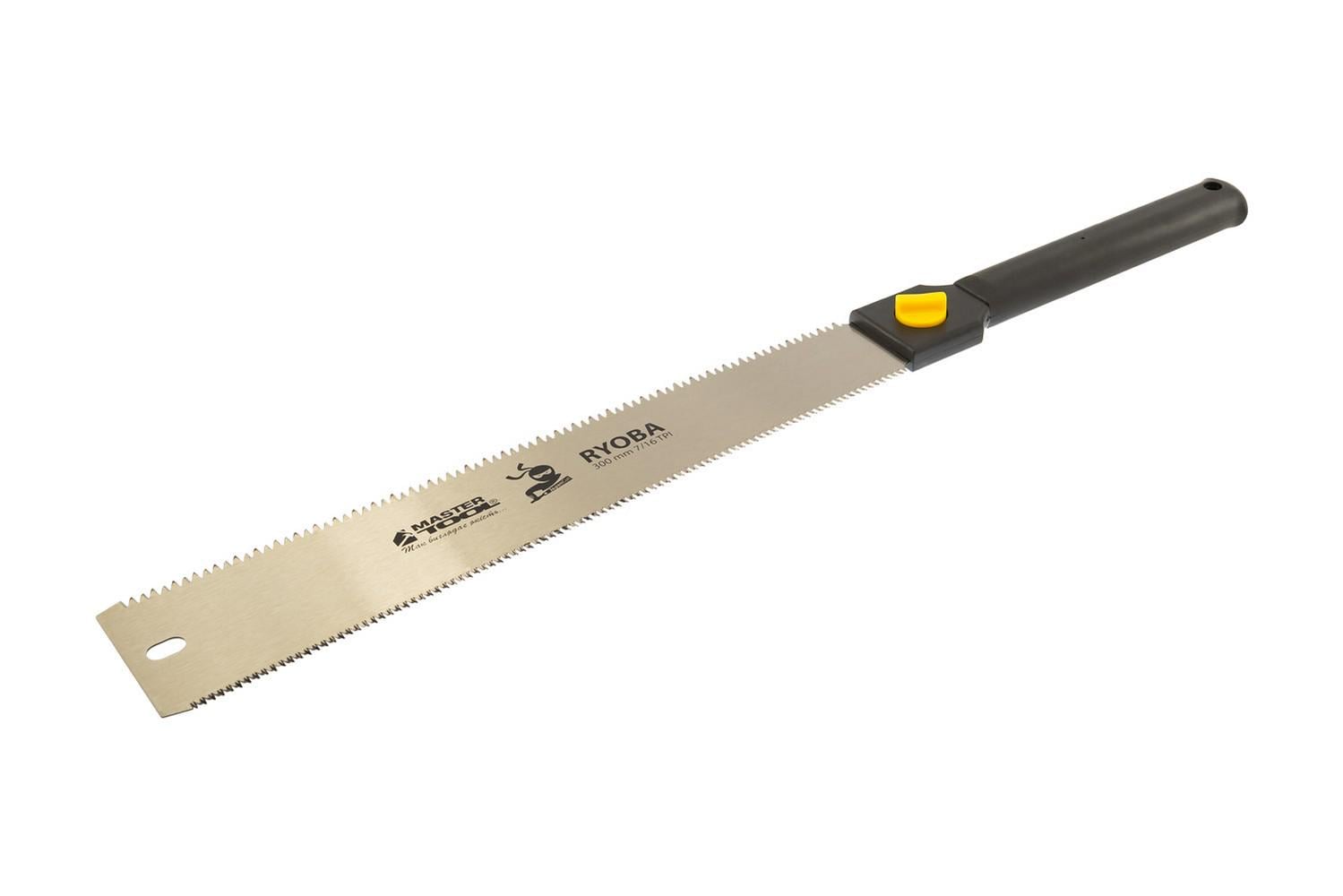 Ножовка столярная MasterTool 7TPI/16TPI JAPAN CUT RYOBA 300 мм закаленный зуб 3-D заточка (14-2714)