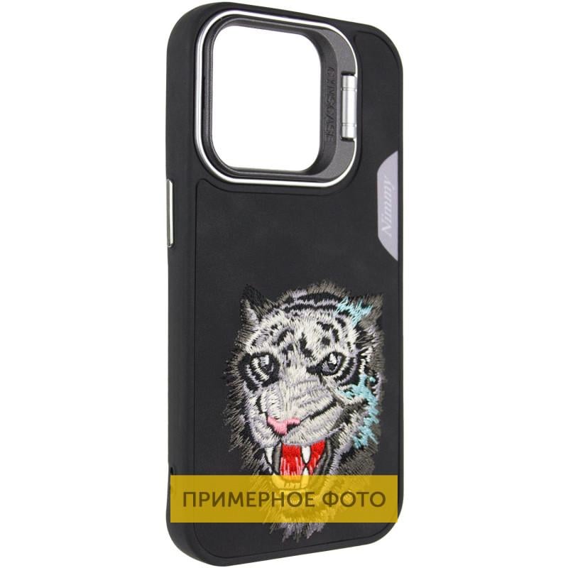 Противоударный Чехол с подставкой TPU+PC Friends для Apple iPhone  16 (6.1") Black Tiger