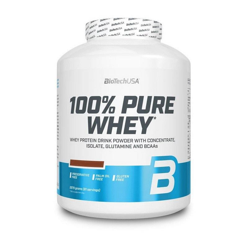 Протеин BioTechUSA 100% Pure Whey 2270 г 81 порция Banana